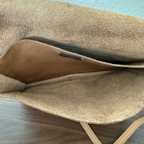 Jo Handbags Small Leather Satchel - Tan - Picture 7 of 7